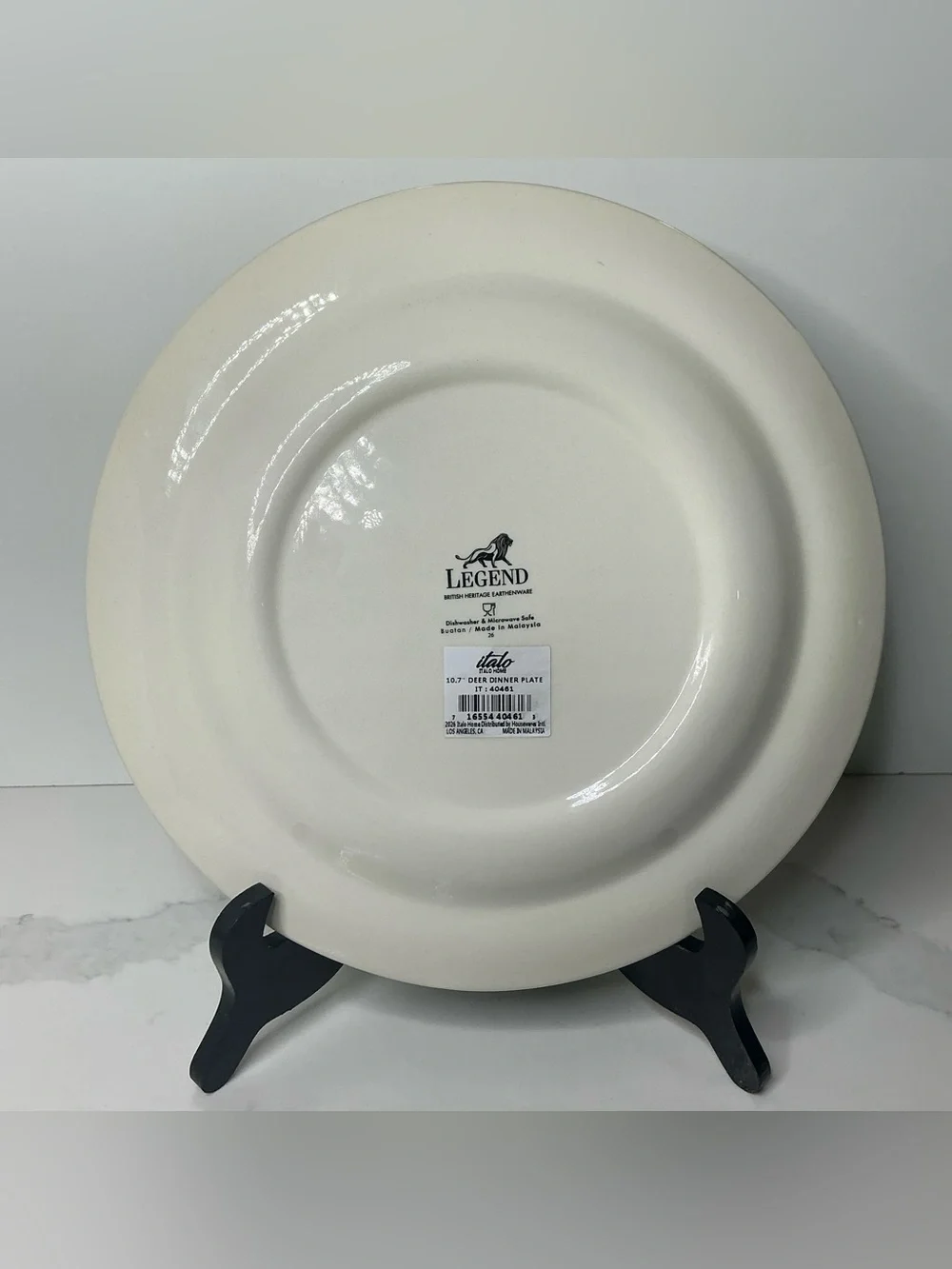 4 LEGEND Dinner Plates 10.7” British Heritage Earthenware Fall Deer New